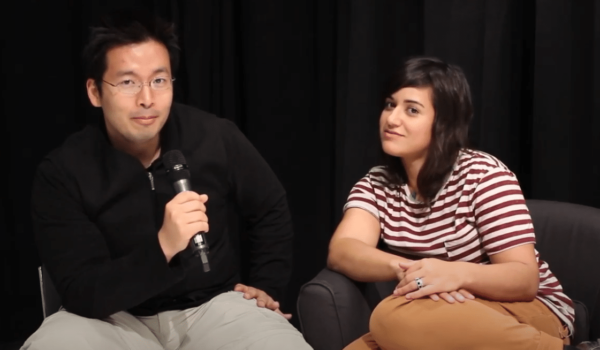 Still from interview with Sabrina Jalees