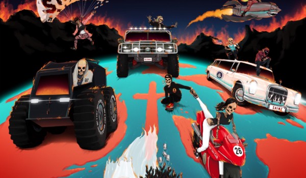 While The World Was Burning - saint jhn album cover