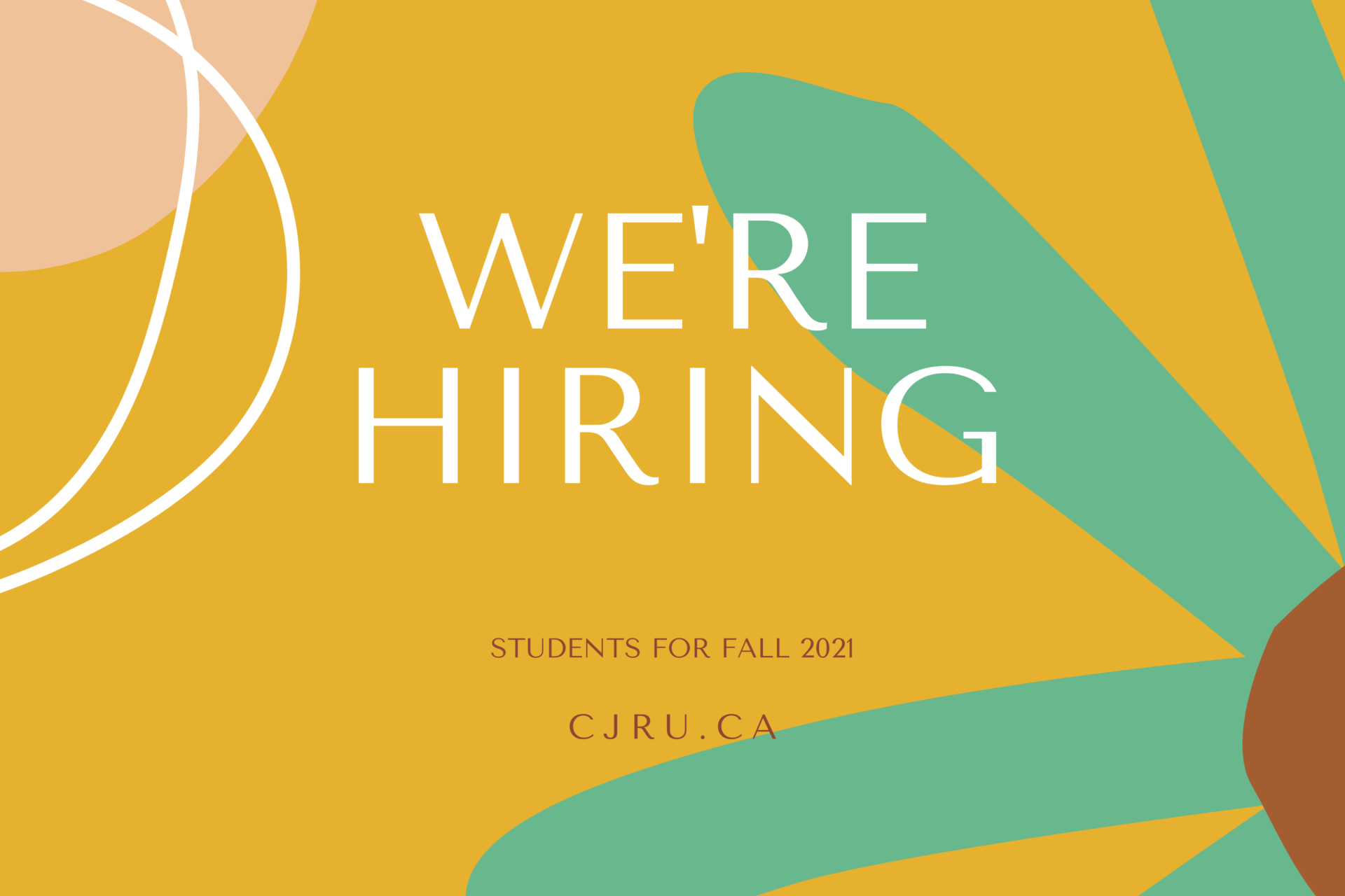 CJRU is hiring
