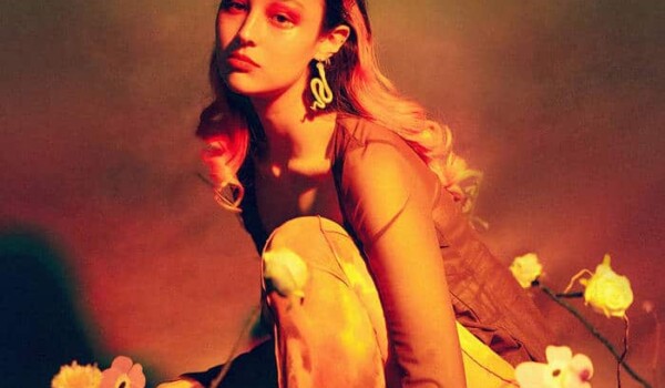 Luna Li starring at camera